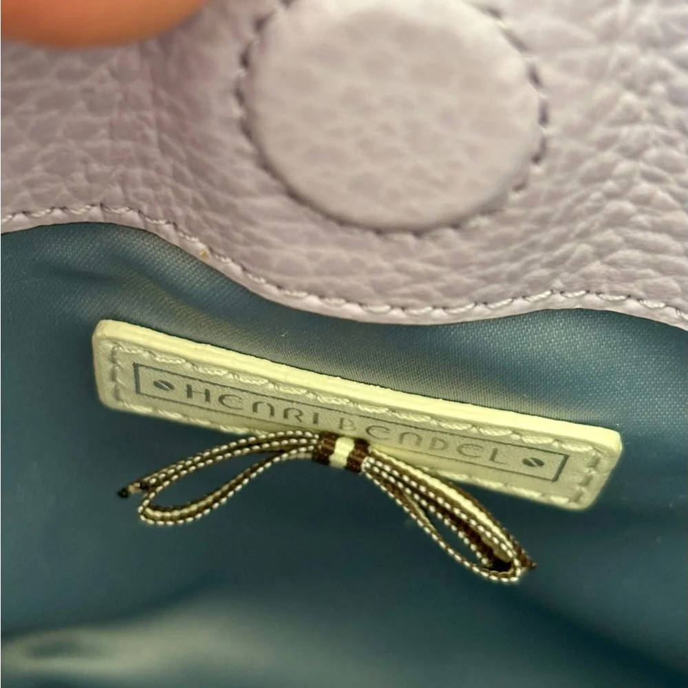 HENRI BENDEL MARQUIS MICRO TOTE/SHOULDER BAG- LILAC - Picture 4 of 10